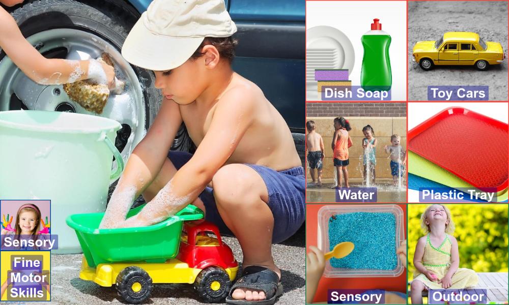 Water Fun for Kids: Workin' at the Car Wash - Fun-A-Day!